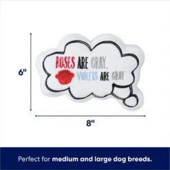 Frisco Valentine Be My Valentine Thought Bubble Reversible Plush Squeaky Dog Toy -The Pet Haven Shop 298947 PT1. AC SS1800 V1701364812