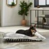 Frisco Buffalo Check Pillow Dog & Cat Bed, Black & White -The Pet Haven Shop 299400 MAIN. AC SS1800 V1638291088