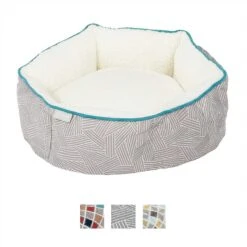 Frisco Sherpa Dog & Cat Blanket & Frisco Sherpa Hexagon Bolster Cat & Dog Bed -The Pet Haven Shop 303598 PT6. AC SS1800 V1623067654
