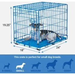 Frisco Two Door Top Load Plastic Dog & Cat Kennel & Frisco Fold & Carry Single Door Collapsible Wire Dog Crate, Pink -The Pet Haven Shop 303656 PT6. AC SS1800 V1623065549