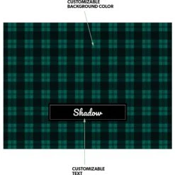 Frisco Personalized Plaid Sherpa Cat & Dog Blanket, 30" X 40" -The Pet Haven Shop 303832 PT3. AC SS1800 V1637609812