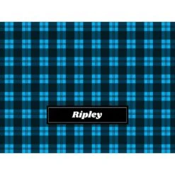 Frisco Personalized Plaid Sherpa Cat & Dog Blanket, 30" X 40" -The Pet Haven Shop 303832 PT4. AC SS1800 V1637610128