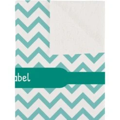 Frisco Personalized Subtle Chevron Sherpa Cat & Dog Blanket, 30" X 40" -The Pet Haven Shop 303836 PT2. AC SS1800 V1637609798