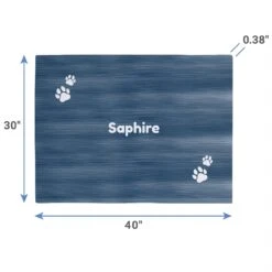 Frisco Personalized Heathered Soft Fleece Cat & Dog Blanket, 30" X 40" -The Pet Haven Shop 304005 PT1. AC SS1800 V1637165576