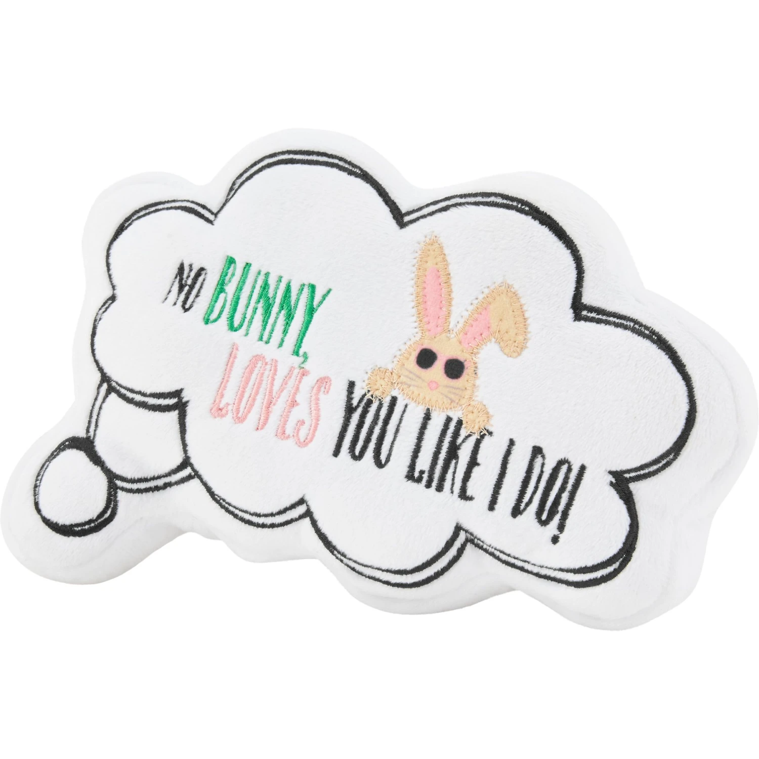 Frisco Easter Message Bubble Plush Squeaky Dog Toy 3 Frisco Easter Message Bubble Plush Squeaky Dog Toy