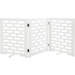 Frisco Deco Horizontal Lines 3-Panel Dog Gate -The Pet Haven Shop 305157 PT2. AC SS1800 V1639669054