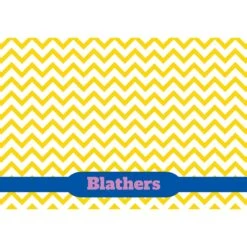 Frisco Personalized Chevron Dog & Cat Placemat -The Pet Haven Shop 306754 PT2. AC SS1800 V1636048781