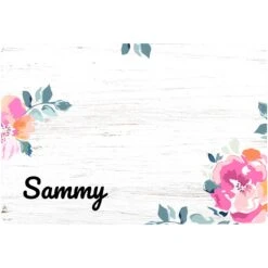 Frisco Personalized Rustic Dog & Cat Placemat