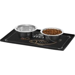 Frisco Silicone Fish Print Dog & Cat Food Mat, Black 12 Frisco Silicone Fish Print Dog & Cat Food Mat, Black -The Pet Haven Shop 311953 PT4. AC SS1800 V1642542167