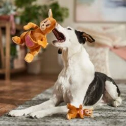 Frisco Valentine Kangaroo & Joey Plush Squeaky Dog Toy -The Pet Haven Shop 312899 PT3. AC SS1800 V1701364918