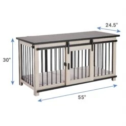 Frisco "Rockford" Dog Crate Credenza & Mat -The Pet Haven Shop 315187 PT3. AC SS1800 V1634217787