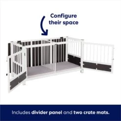 Frisco "Roma" Dog Crate Credenza & Mat -The Pet Haven Shop 315189 PT4. AC SS1800 V1636564342