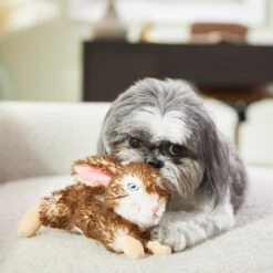 Frisco Realistic Plush Rabbit Plush Dog Toy, Small 7 Frisco Realistic Plush Rabbit Plush Dog Toy, Small -The Pet Haven Shop 316933 PT2. AC SS1800 V1641400634