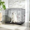 Frisco XX-Large Heavy Duty Enhanced Lock Double Door Wire Dog Crate, Fold & Carry Wire Dog Crate & Mat Kit, 54" -The Pet Haven Shop 318116 MAIN. AC SS1800 V1634591638