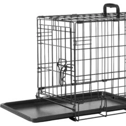 Frisco Eyelash Orthopedic Dog Crate Mat & Frisco Fold & Carry Single Door Collapsible Wire Dog Crate -The Pet Haven Shop 319010 PT5. AC SS1800 V1631628388