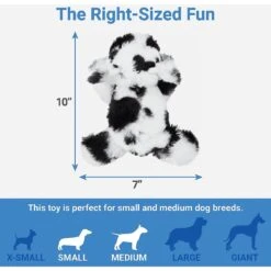 Frisco Cow Plush Squeaky Dog Toy & Playology Scented Dual Layer Ring Dog Toy -The Pet Haven Shop 319488 PT2. AC SS1800 V1630623994