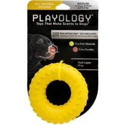 Frisco Cow Plush Squeaky Dog Toy & Playology Scented Dual Layer Ring Dog Toy -The Pet Haven Shop 319488 PT4. AC SS1800 V1630619177
