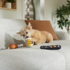 Frisco Father's Day Essential Latex Squeaky Dog Toy, 4 Count -The Pet Haven Shop 327045 PT3. AC SS1800 V1648667249