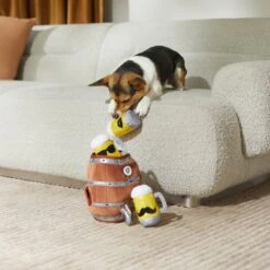 Frisco Beer & Keg Plush Squeaky Dog Toy, 4 Count -The Pet Haven Shop 327047 PT3. AC SS1800 V1648667317