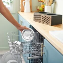 Frisco Premium Wood Elevated Stainless Steel Double Diner Dog & Cat Bowl, Black, 3 Cup -The Pet Haven Shop 331509 PT6. AC SS1800 V1657656894