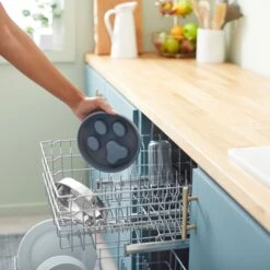 Frisco Silicone Stainless Paw Steel Slow Feeder Dog & Cat Bowl -The Pet Haven Shop 331528 PT6. AC SS1800 V1657656874