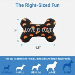 Frisco Pride Proud Pup Bone Plush Squeaky Dog Toy -The Pet Haven Shop 331638 PT1. AC SS1800 V1649785017