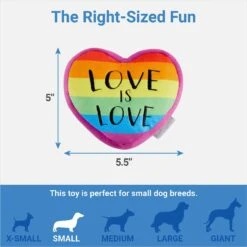 Frisco Pride My Dads Love Me Plush Squeaky Dog Toy -The Pet Haven Shop 331648 PT1. AC SS1800 V1649784988