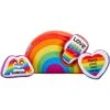 Frisco Pride Rainbow Hide & Seek Puzzle Plush Squeaky Dog Toy -The Pet Haven Shop 331673 MAIN. AC SS1800 V1649085392