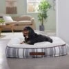 Frisco Farmhouse Rectangular Bolster Dog Bed W/ Removable Cover 1 Frisco Farmhouse Rectangular Bolster Dog Bed W/ Removable Cover -The Pet Haven Shop 333868 MAIN. AC SS1800 V1658717800