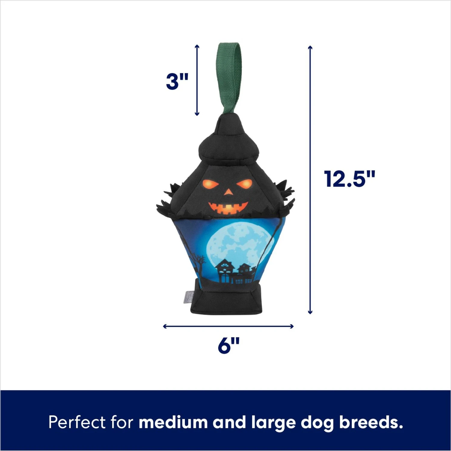 Frisco Halloween Lantern Ballistic Nylon Plush Squeaky Dog Toy 4 Frisco Halloween Lantern Ballistic Nylon Plush Squeaky Dog Toy - Image 2