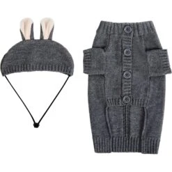 Frisco Bunny Hooded Dog & Cat Sweater -The Pet Haven Shop 353571 PT5. AC SS1800 V1659727074