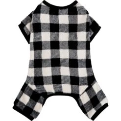 Frisco Plaid Dog & Cat Fleece Pajamas -The Pet Haven Shop 353755 PT4. AC SS1800 V1659725808
