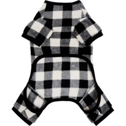 Frisco Plaid Dog & Cat Fleece Pajamas -The Pet Haven Shop 353755 PT5. AC SS1800 V1659725628