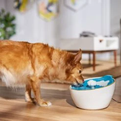 Frisco Ceramic Clouds Dog & Cat Fountain -The Pet Haven Shop 355803 PT4. AC SS1800 V1665684810