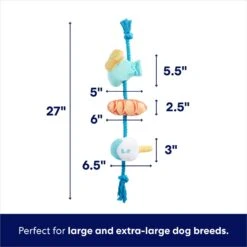 Frisco Hanukkah Celebration Plush With Rope Squeaky Dog Toy 8 Frisco Hanukkah Celebration Plush With Rope Squeaky Dog Toy -The Pet Haven Shop 360986 PT1. AC SS1800 V1695046039