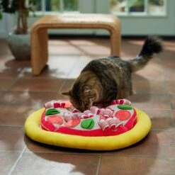 Frisco Pizza Reversible Snuffle Mat, Yellow, Medium -The Pet Haven Shop 363398 PT3. AC SS1800 V1660750517