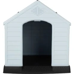 Frisco Plastic Outdoor Dog House With Elevated Platform -The Pet Haven Shop 370363 PT4. AC SS1800 V1659994338