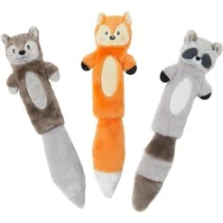 Frisco Forest Friends Stuffing-Free Skinny Plush Squeaky Dog Toy + 3 Items -The Pet Haven Shop 582478 PT1. AC SS1800 V1658238980