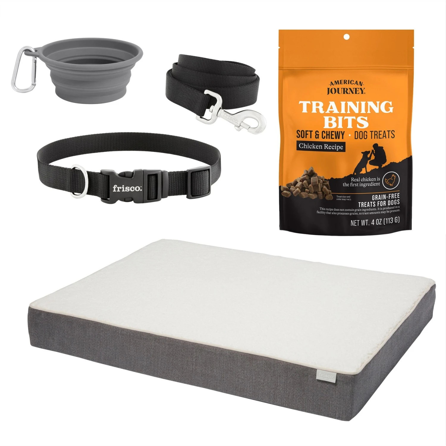 Frisco Solid Nylon Dog Leash + 4 Items 3 Frisco Solid Nylon Dog Leash + 4 Items