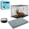 Frisco Insulated Two-Toned Non-Skid Stainless Steel Dog & Cat Bowl + 3 Items -The Pet Haven Shop 630886 MAIN. AC SS1800 V1681228787