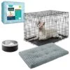 Frisco Fold & Carry Double Door Collapsible Wire Dog Crate + 3 Items -The Pet Haven Shop 630894 MAIN. AC SS1800 V1676051953