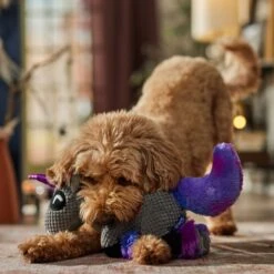 Frisco Halloween Midnight Unicorn Plush Squeaky Dog Toy -The Pet Haven Shop 667958 PT3. AC SS1800 V1689350103