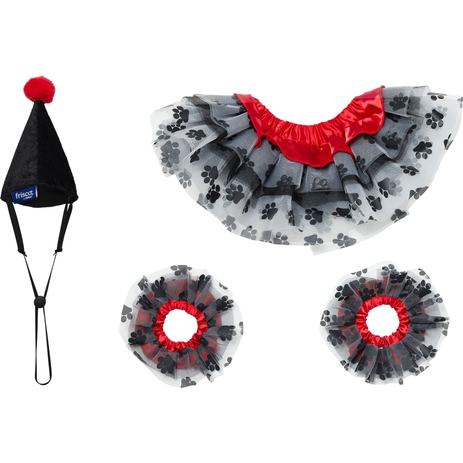 Frisco Clown Dog & Cat Costume Accessory 6 Frisco Clown Dog & Cat Costume Accessory - Image 4
