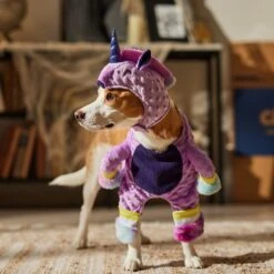 Frisco Front Walking Unicorn Dog & Cat Costume -The Pet Haven Shop 707678 PT7. AC SS1800 V1689355019