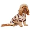 Frisco Fairisle Cozy Plush Fleece Dog & Cat PJs, Cream -The Pet Haven Shop 719006 MAIN. AC SS1800 V1692378911