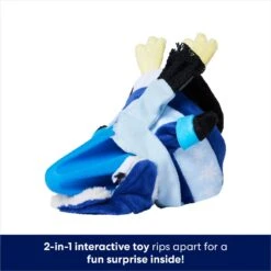 Frisco Holiday Arctic Buddies 2-in-1 Rip For Surprise Plush & Rubber Dog Toy -The Pet Haven Shop 739718 PT2. AC SS1800 V1694809430