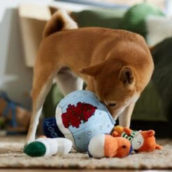 Frisco Holiday Melting Snow Globe Hide & Seek Puzzle Plush Squeaky Dog Toy -The Pet Haven Shop 739910 PT3. AC SS1800 V1695045656