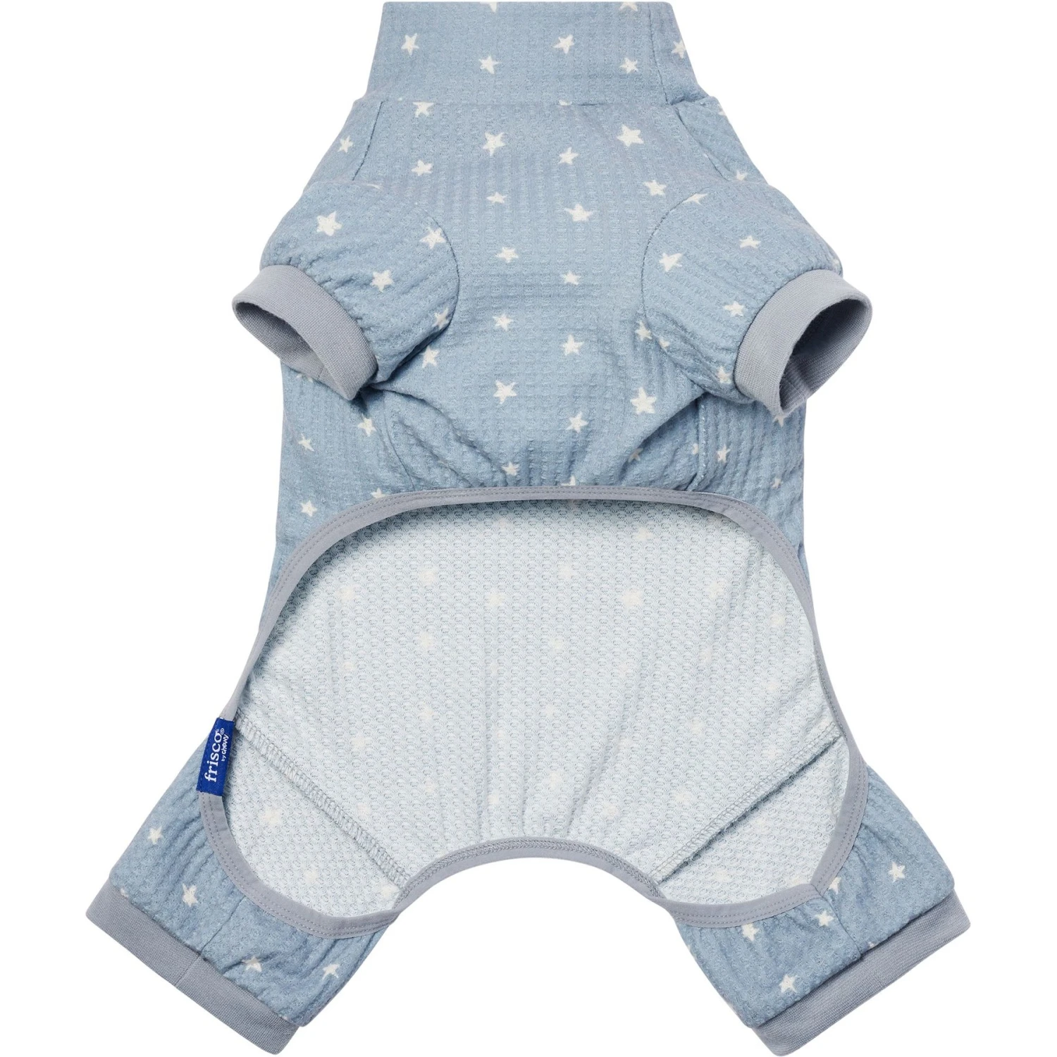 Frisco Cozy Waffle Knit Dog & Cat PJs, Starry Night 7 Frisco Cozy Waffle Knit Dog & Cat PJs, Starry Night - Image 5