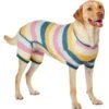 Frisco Cozy Waffle Knit Dog & Cat PJs, Stripe -The Pet Haven Shop 744246 MAIN. AC SS1800 V1692971092