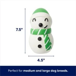 Frisco Holiday Snowman Latex Squeaky Dog Toy -The Pet Haven Shop 773870 PT1. AC SS1800 V1695046490